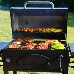 Promo 🧨 Char-Griller Grills Legacy 33-in W Black Charcoal Grill 🔥 -Grills & Outdoor Cooking Sales 43242784