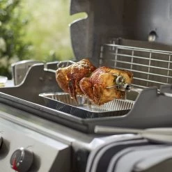 Buy 💯 Weber Grilling Tools & Accessories 42.1-in Stainless Steel Grill Rotisserie ❤️ -Grills & Outdoor Cooking Sales 43251814 scaled