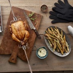 Buy 💯 Weber Grilling Tools & Accessories 42.1-in Stainless Steel Grill Rotisserie ❤️ -Grills & Outdoor Cooking Sales 43251815 scaled