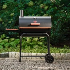 Brand new ✨ Char-Griller Grills Super Pro 30-in W Black Barrel Charcoal Grill 🔔 -Grills & Outdoor Cooking Sales 43456588