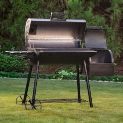 Hot Sale 💯 King-Griller Grills Smokin' Ace 30-in W Black Barrel Charcoal Grill 🧨 -Grills & Outdoor Cooking Sales 43457013