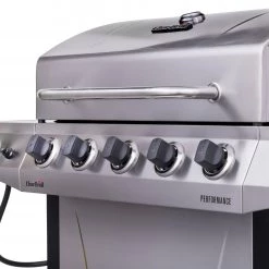Wholesale 💯 Char-Broil Grills Performance Silver 5-Burner Liquid Propane Gas Grill with 1 Side Burner ❤️ -Grills & Outdoor Cooking Sales 43462969 scaled