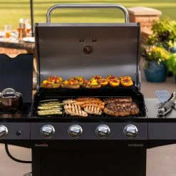 Brand new ⭐ Char-Broil Grills Performance Black 4-Burner Liquid Propane Gas Grill with 1 Side Burner ✨ -Grills & Outdoor Cooking Sales 43463006 scaled