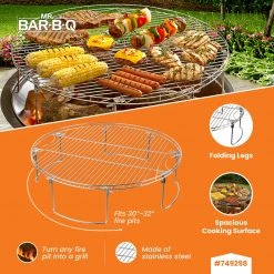 Best reviews of 🎁 Mr. Bar-B-Q Grill Replacement Parts 25.79-in x 25.79-in Round Plated Steel Cooking Grate 👏 -Grills & Outdoor Cooking Sales 43538527 scaled
