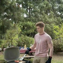 Cheapest 🌟 Weber Grill Replacement Parts Q Griddle 12.55-in x 8.63-in Rectangle Porcelain-coated Cast Iron Grilling Grate 👍 -Grills & Outdoor Cooking Sales 43574378 scaled