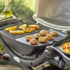 Cheapest 🌟 Weber Grill Replacement Parts Q Griddle 12.55-in x 8.63-in Rectangle Porcelain-coated Cast Iron Grilling Grate 👍 -Grills & Outdoor Cooking Sales 43574485 scaled