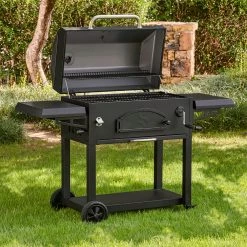 Promo 🧨 Char-Griller Grills Legacy 33-in W Black Charcoal Grill 🔥 -Grills & Outdoor Cooking Sales 43575123