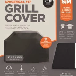 Brand new 👏 Universal Grilling Tools & Accessories 20-in W x 45-in H Black Fits Most Cover 😀