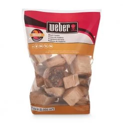 Promo 👍 Weber Grilling Fuels Wood Chunks 4-lb Wood Chips 🛒