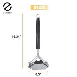 Coupon 🔥 Z GRILLS Grilling Tools & Accessories Plastic 16.3-in Grill Brush 💯 -Grills & Outdoor Cooking Sales 44003797