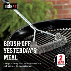 New 👏 Weber Grilling Tools & Accessories Plastic 21.8-in Grill Brush 😀 -Grills & Outdoor Cooking Sales 44014982