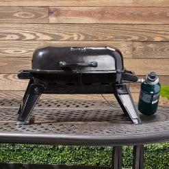 Top 10 🌟 Mr. Bar-B-Q Grills Portable LP gas grill Black/Powder Coated 10000-BTU 178-sq in Portable Gas Grill 👏 -Grills & Outdoor Cooking Sales 44018136