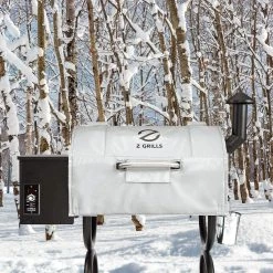 Coupon 😀 Z GRILLS Grilling Tools & Accessories 550b 41.8-in W x 28.9-in H Silver Charcoal Grill Cover 😀 -Grills & Outdoor Cooking Sales 44127974