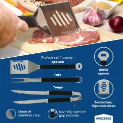 Coupon ✔️ Blue Rhino Grilling Tools & Accessories Stainless Steel Tool Set ✔️ -Grills & Outdoor Cooking Sales 44372845 scaled