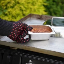 Budget ⌛ Blue Rhino Grilling Tools & Accessories Black and Red Aramid Fiber Fire-retardant Grill Gloves ✨ -Grills & Outdoor Cooking Sales 44373086