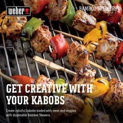 Deals 🧨 Weber Grilling Tools & Accessories 25-Pack Bamboo Skewer 🔥 -Grills & Outdoor Cooking Sales 44419330
