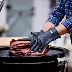 Brand new 🧨 Weber Grilling Tools & Accessories 2-Pack Black Silicone Grill Gloves 🤩 -Grills & Outdoor Cooking Sales 44461068 scaled