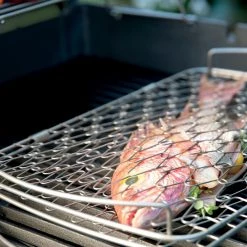 Hot Sale 😀 Weber Grilling Tools & Accessories Original Stainless Steel Fish Basket 😍 -Grills & Outdoor Cooking Sales 44894408 scaled