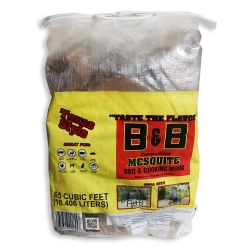 Brand new 🤩 B&B Charcoal Grilling Fuels Cooking Logs Mesquite 30-lb Wood Chips ⌛